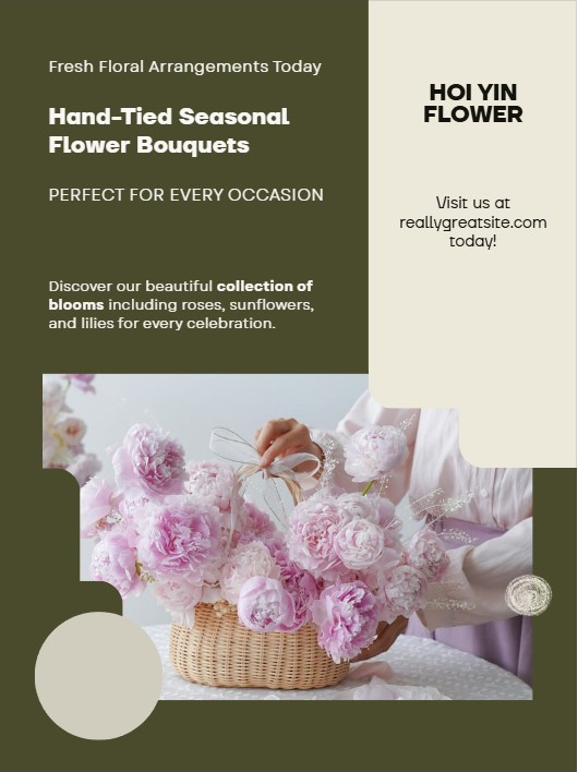 Hand-Tied Seasonal Flower Bouquets