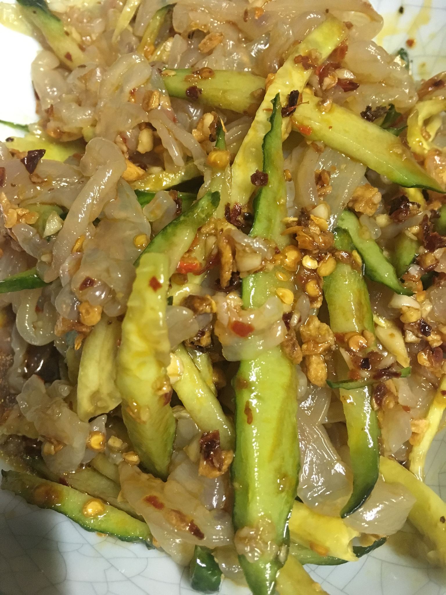 酸辣涼拌海蜇絲