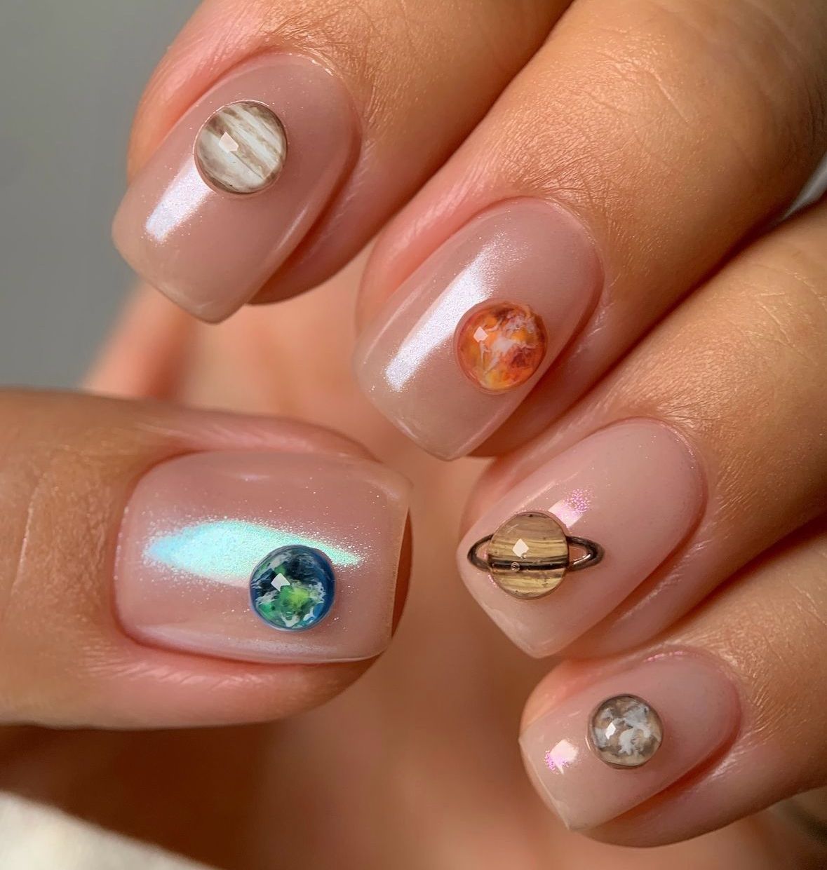 星空漫遊・宇宙行星美甲系列