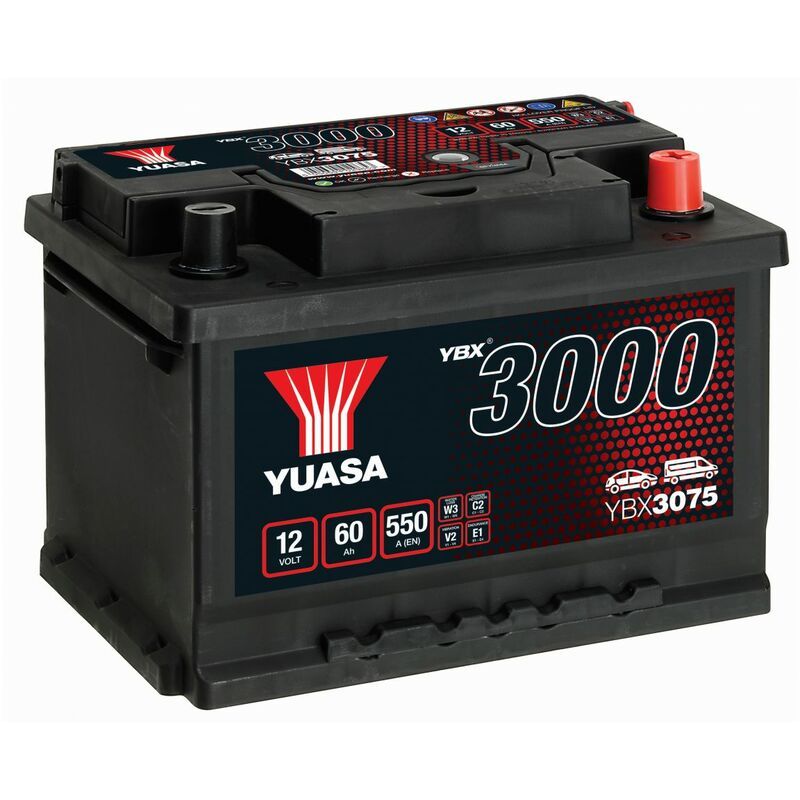 湯淺YBX3075汽車蓄電池