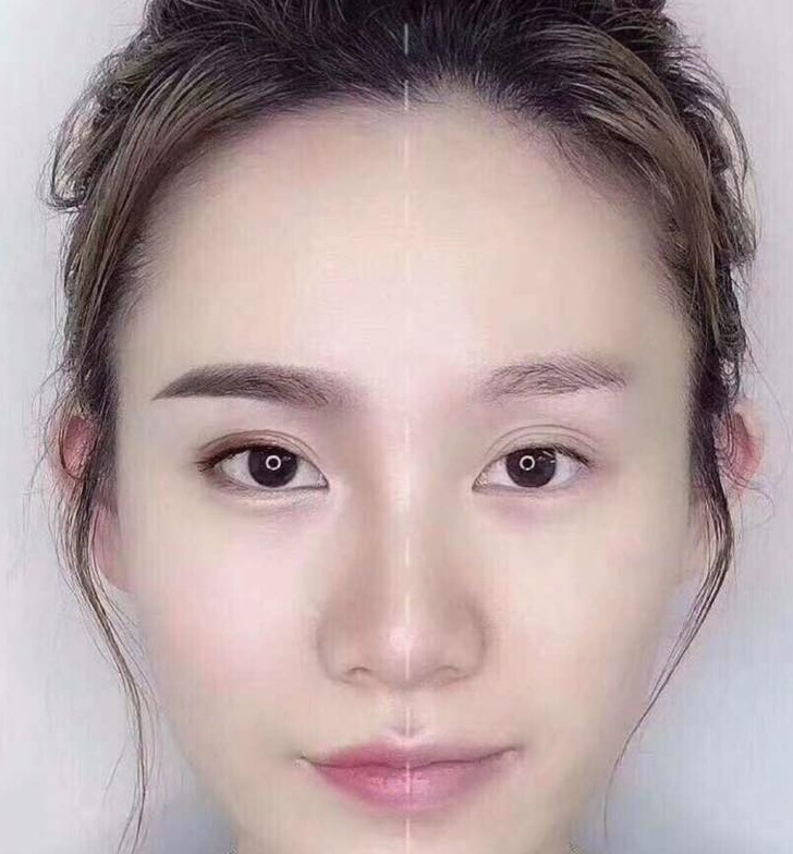 半永久化妆术before🆚after的对比图