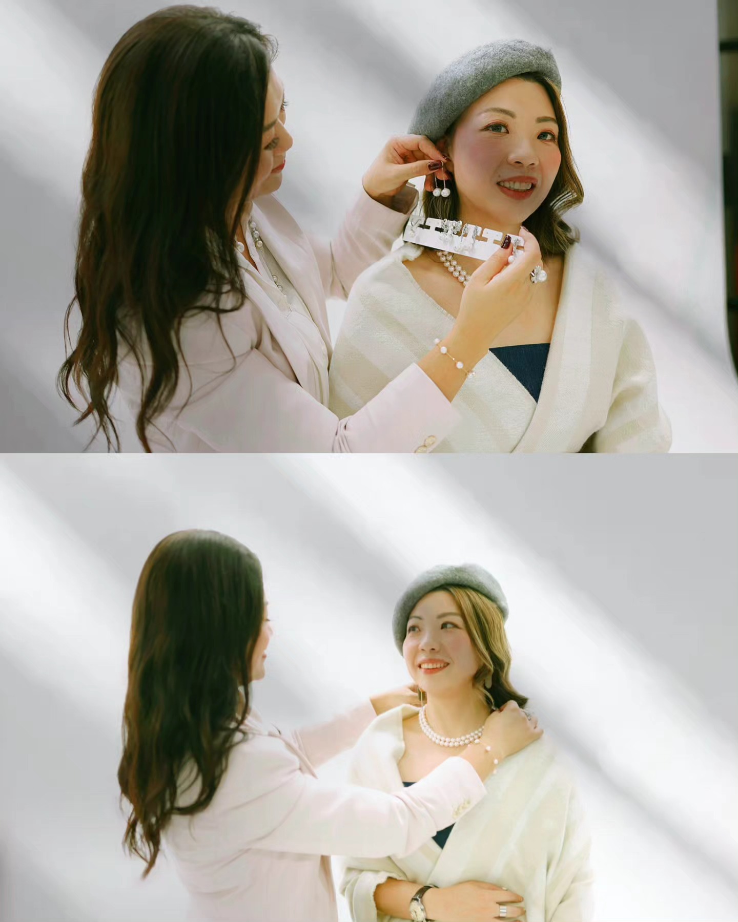 Brides perfect pearl jewelry set