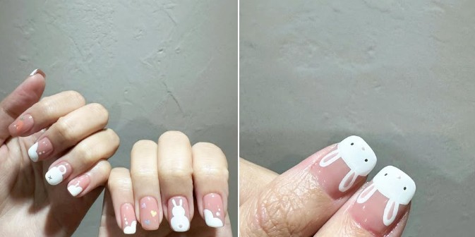 指尖上的甜美兔語，粉白間跳躍的溫柔童話