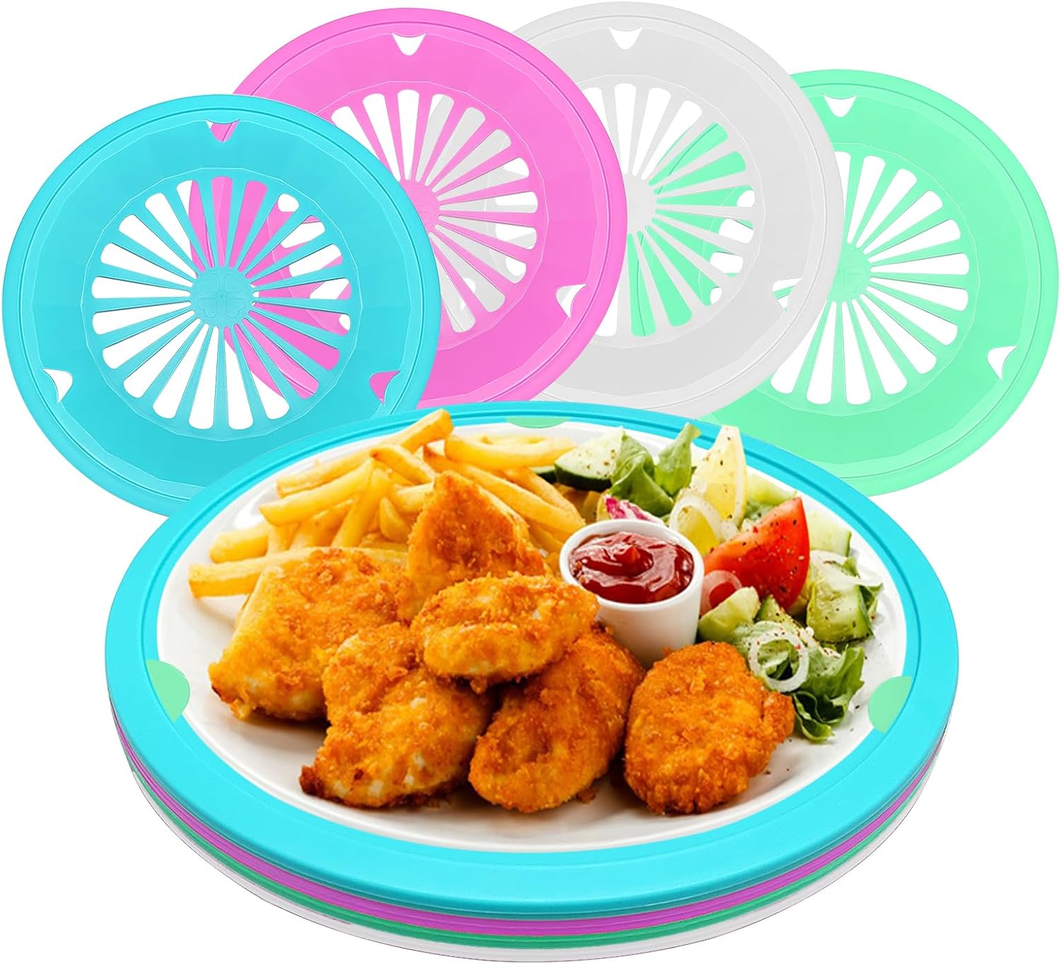 凹槽紙餐盤/深盤