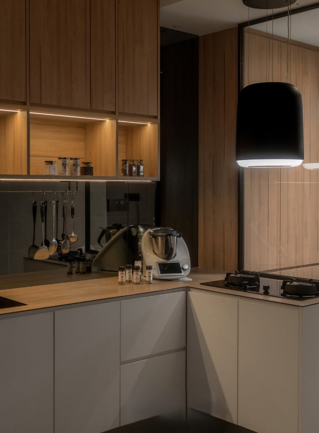 現代簡約廚房一角