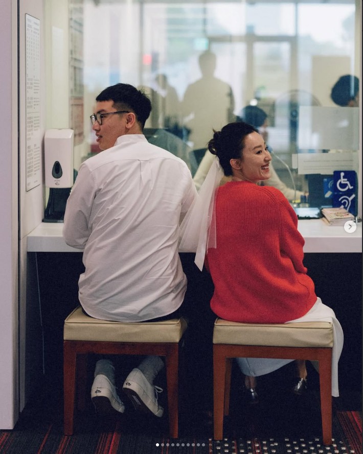 幫客人拍的婚禮註冊