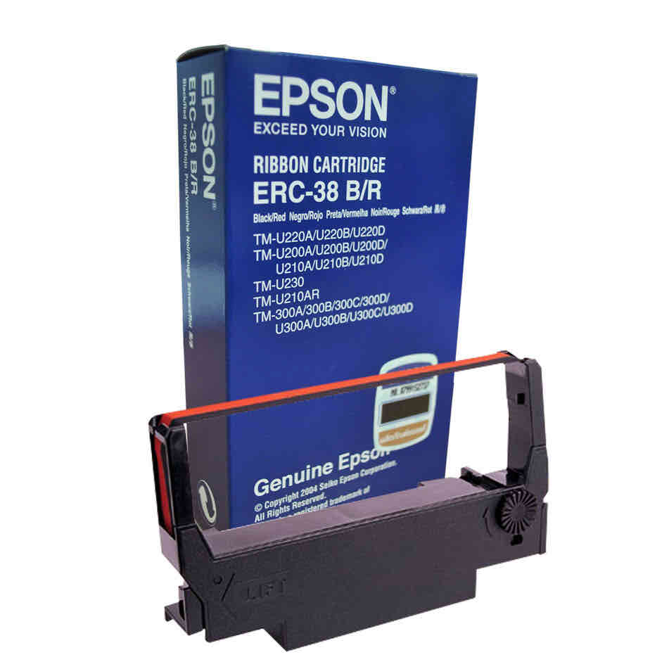 原裝 Epson ERC 30/34/38 (雙色/單色色帶