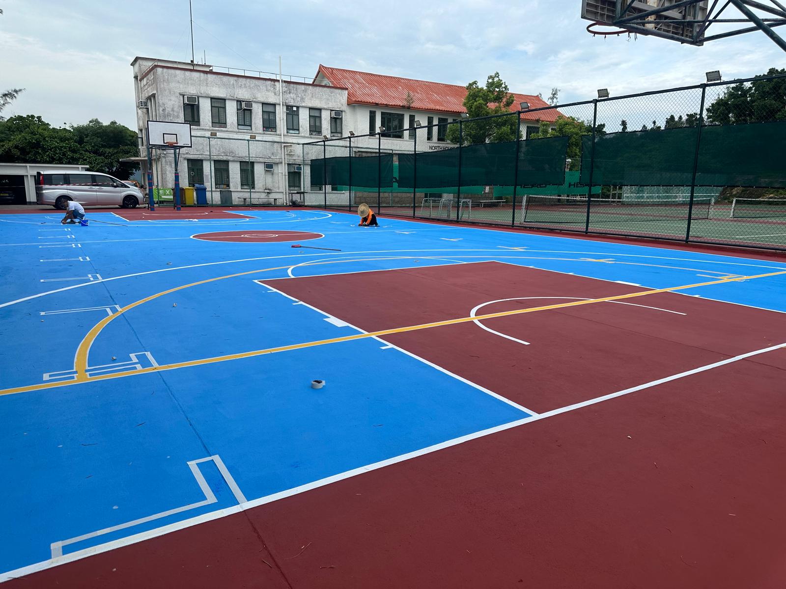 室內外運動場畫線工程