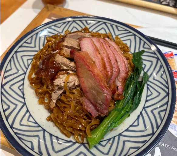 港式叉燒撈麵誘惑