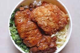炸雞扒菜飯