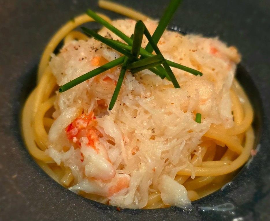 蟹肉龙虾沙拉细扁面