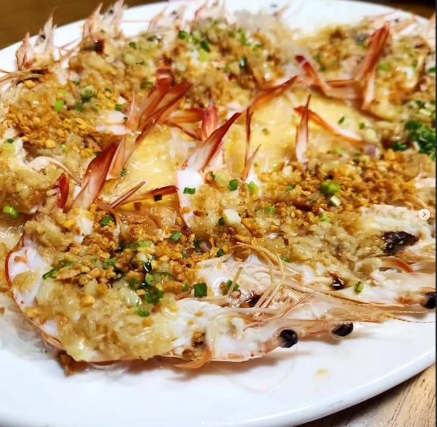 金銀蒜蓉開邊蝦