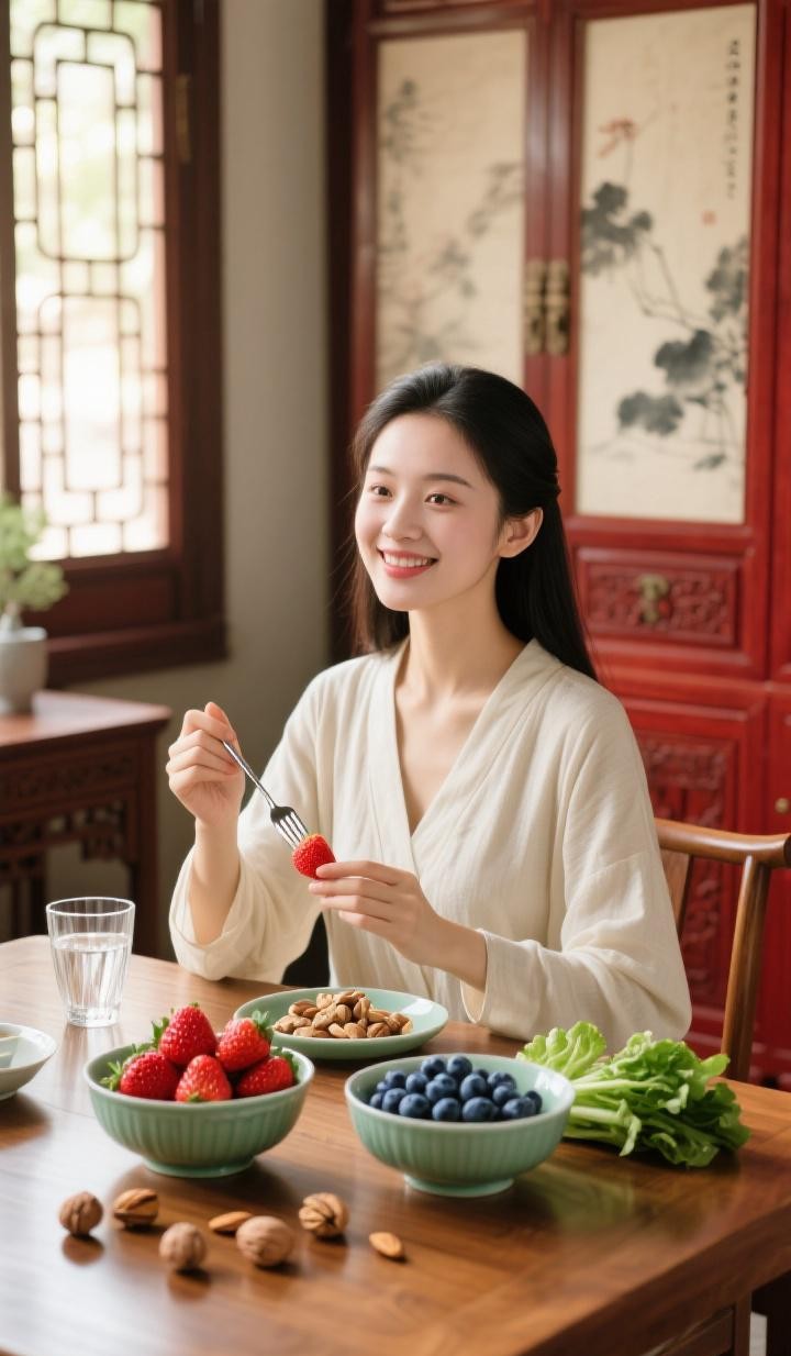 少油少鹽多蔬果 