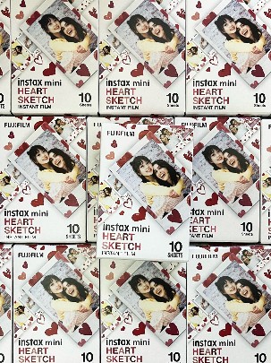 Mini Instant Film (Heart Sketch)