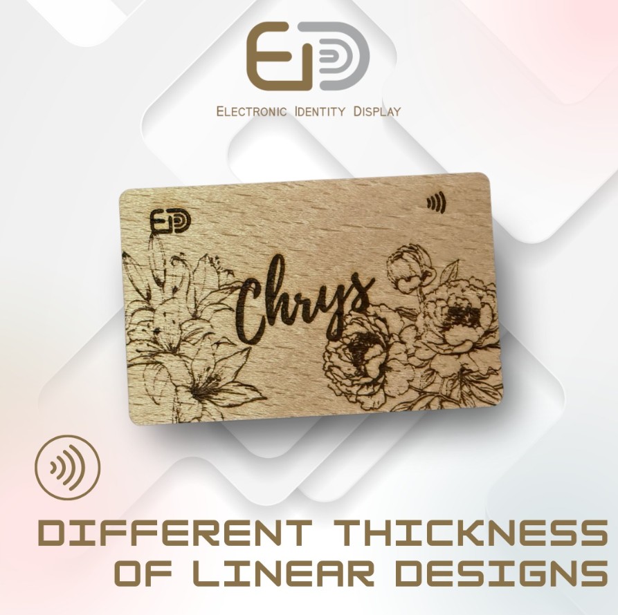 EiD NFC DIY Name Card (Wooden Card)