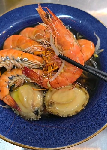桂花醉蝦 & 醉鮑魚