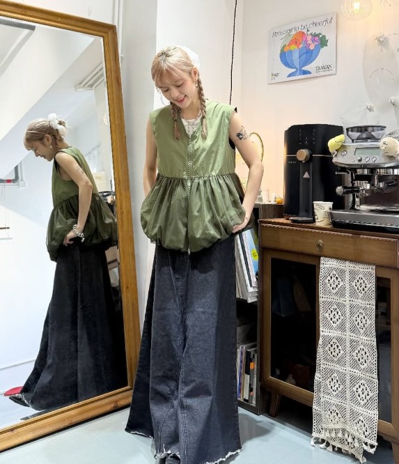 ꨄ 拉鍊款風褸泡泡背心