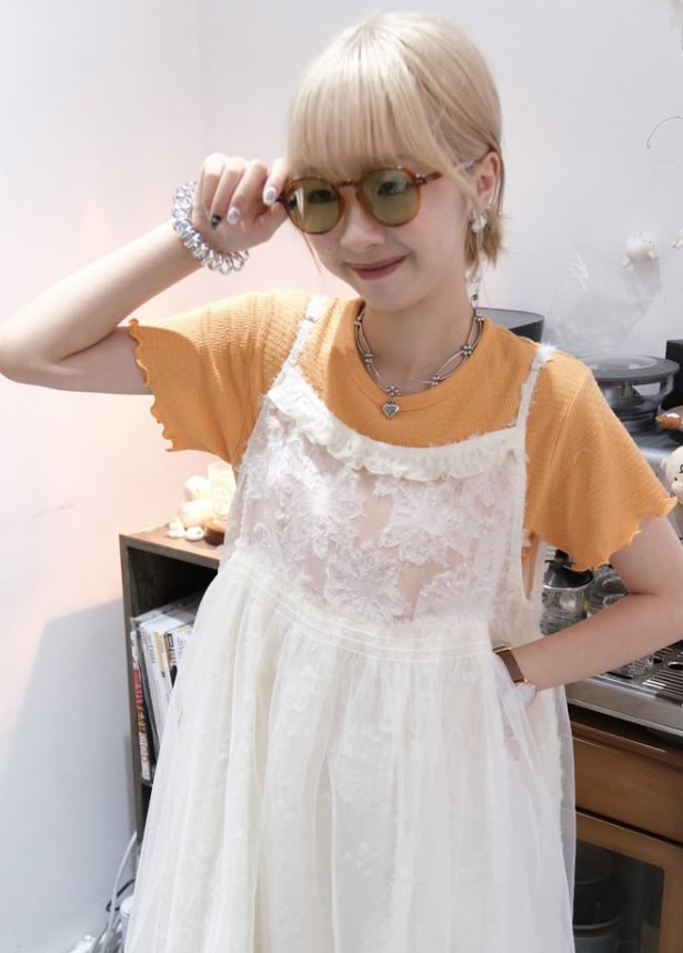 ꨄ 日常RUFFLE邊粒粒TEE