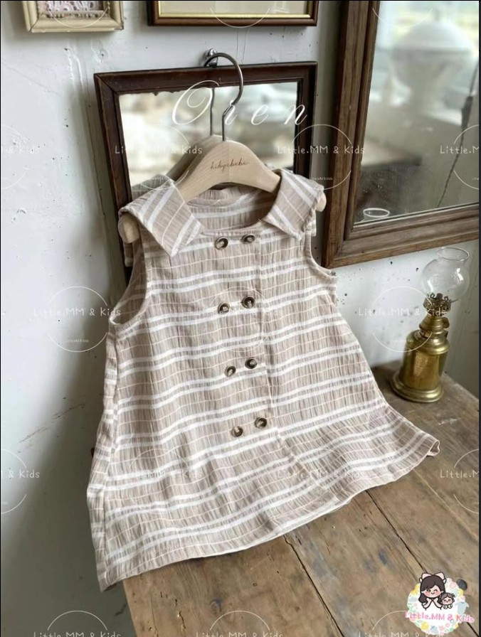 韓國直送 Oren 🩷 25SS 歐倫貝貝雙層連衣裙