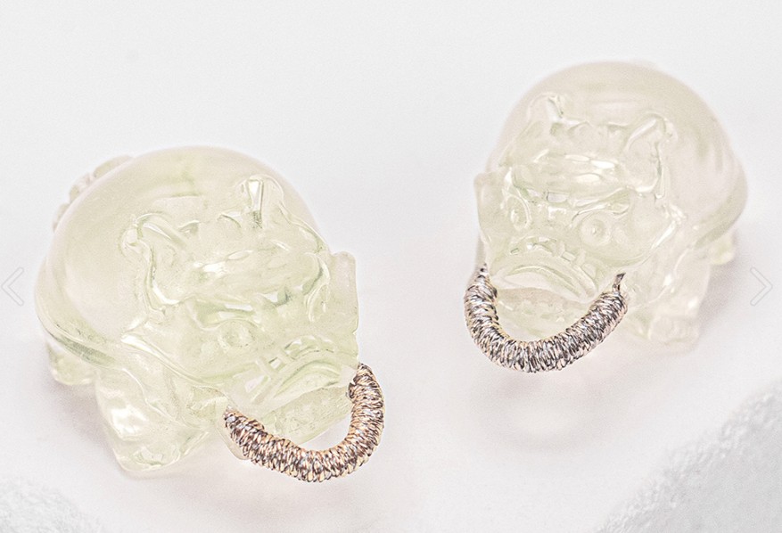 黃水晶龍龜墜 3.6g 吉祥招財