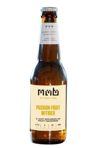 MARDI CRAFT MNB M THIRTY TWO PASSION FRUIT WITBIER ABV: 4.7% IBU:22 330ML/ 12 BOTTLE CASE