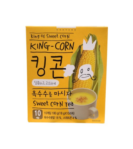 KOHYANG - 韓國 King-Corn 即沖粟米湯 18克x10包/盒