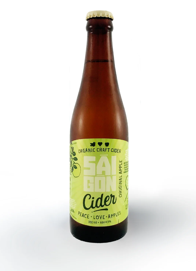 SAIGON CIDER ORGANIC APPLE 4.7% ABV330ml/Bottle