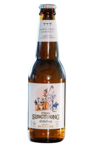 MARDI CRAFT CHAO SUNGTHONG RICE LAGER ABV:4.7% IBU:24 330ML/ 12 BOTTLE CASE