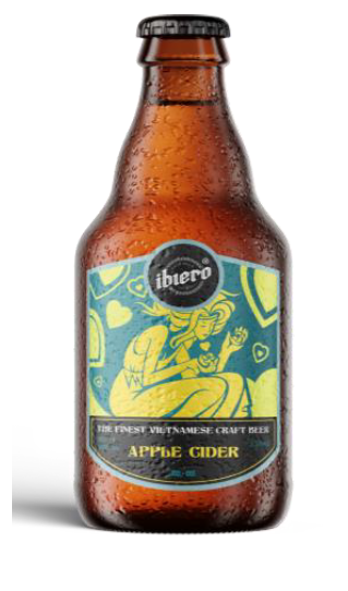 IBIERO APPLE CIDER ABV:4% IBU:14 330ML 20BOTTLES/CASE