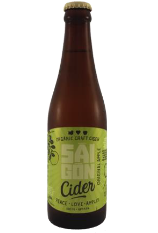 SAIGON CIDER ORGANIC APPLE 4.7% ABV330ml/Bottle