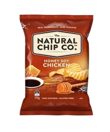 Natual Chip - 澳洲 蜜糖鼓油雞味波浪薯片 175克/包