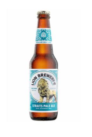 LION BREWERY STRAITS PALE ALE ABV:4.5% IBU:34 330ML 24BOTTLES/CASE