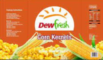 Dew Fresh - Sweet Corn 中國 急凍粟米粒 1公斤/包