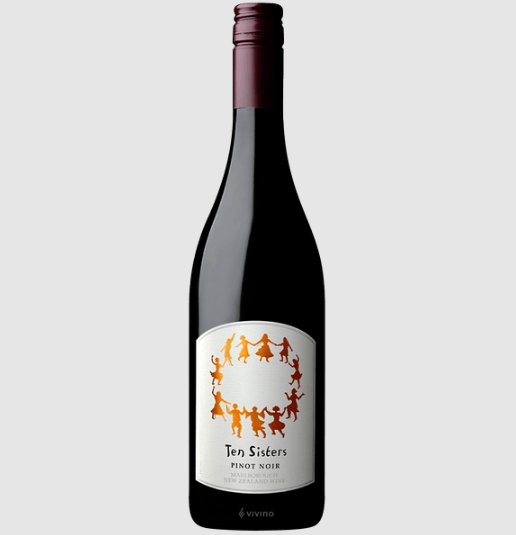 Ten Sisters Pinot Noir 2016/17 New Zealand 750ml