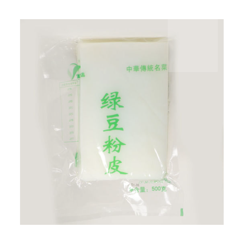 純綠豆水晶鮮粉皮 500克/包