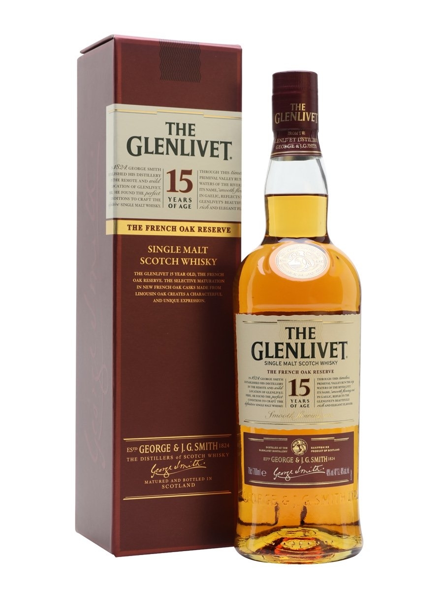 Glenlivet Single Malt Whiskey 15 yrs 700ml/bot